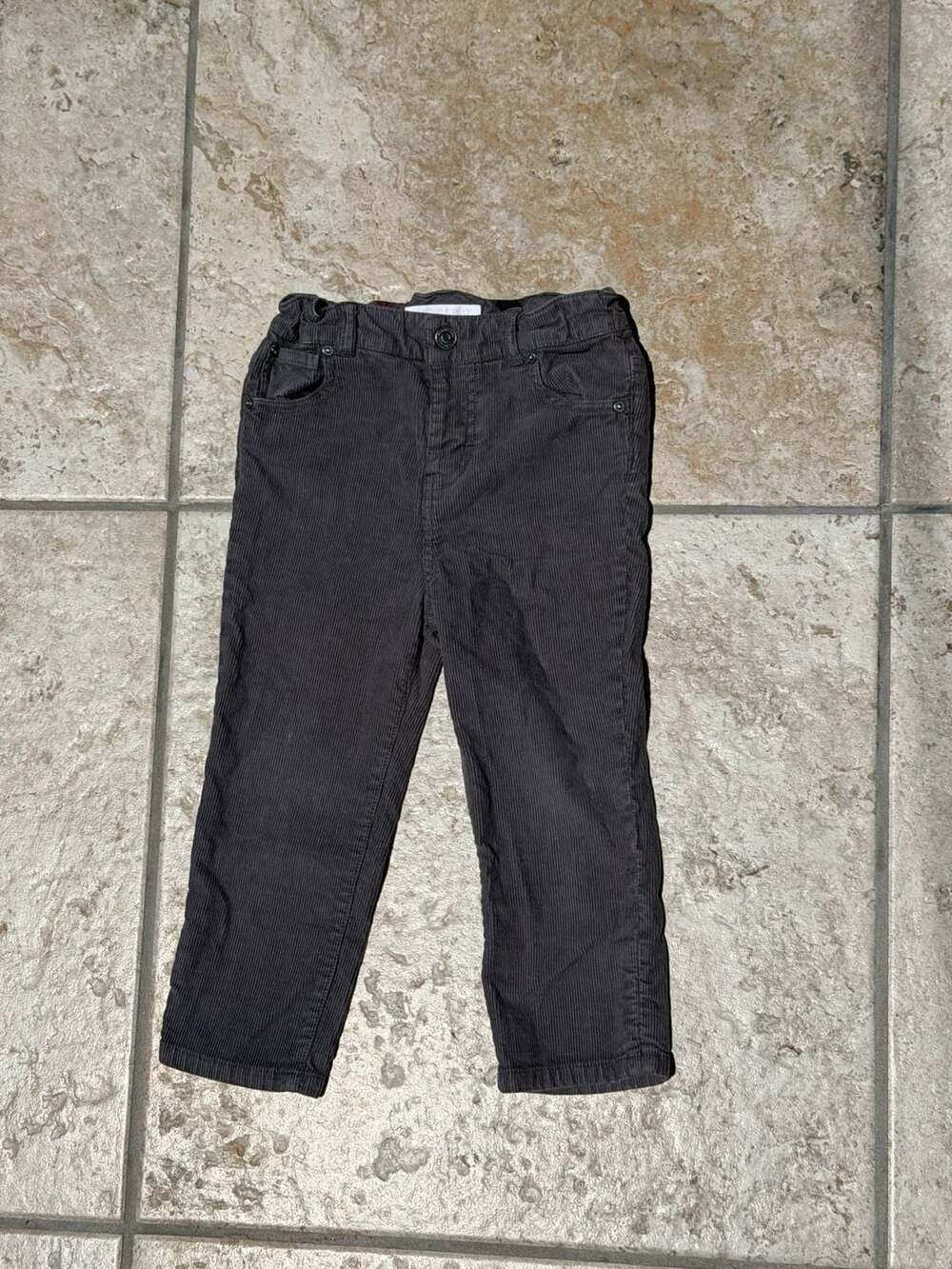 Burberry Children Toddler Boys Gray Corduroy Pants